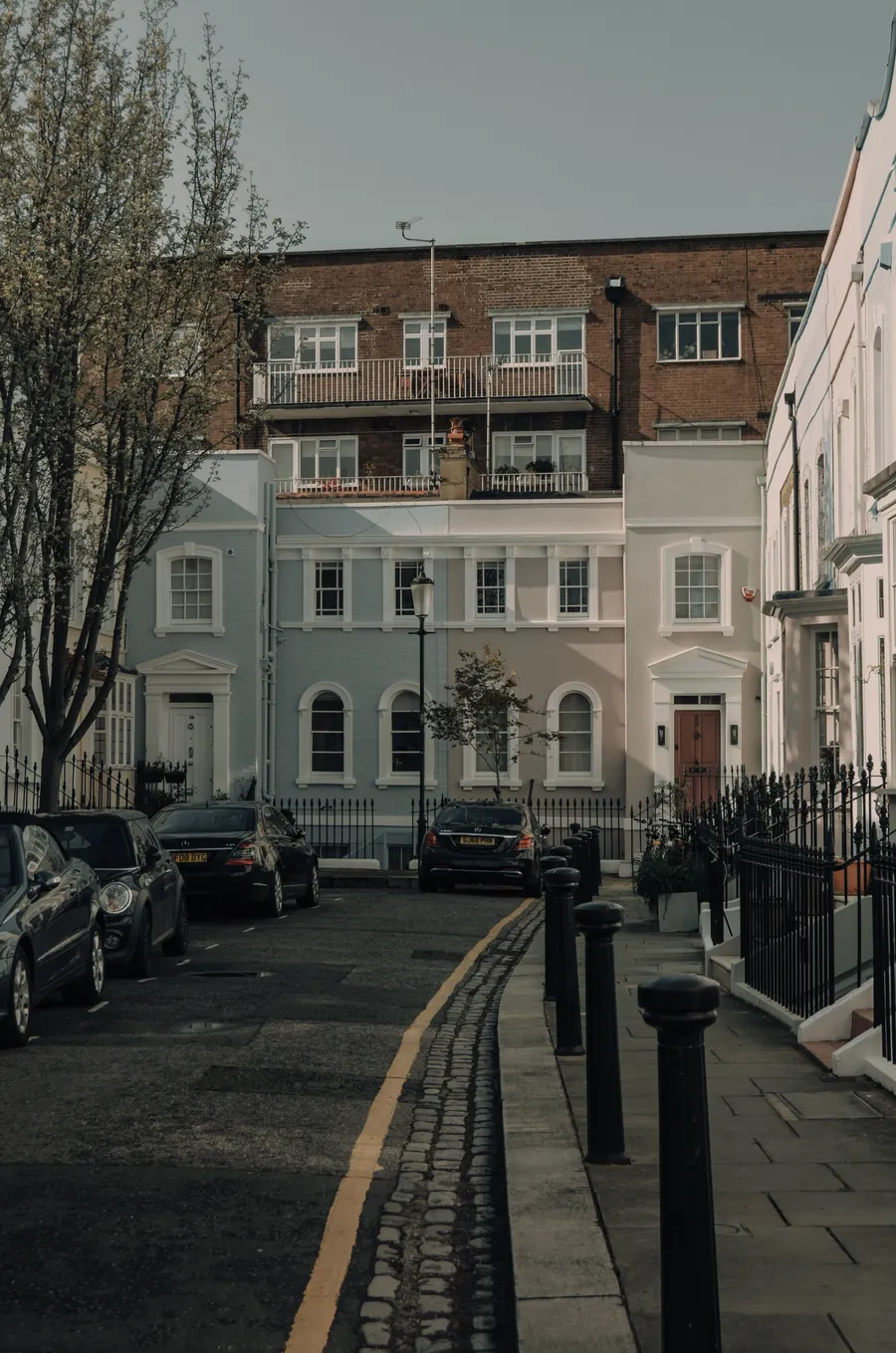 Yellow-Stock Terraces Cut Into Flats